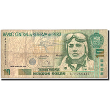 Banknote, Peru, 10 Nuevos Soles, 1994, 1994-06-16, KM:156, VF(20-25)