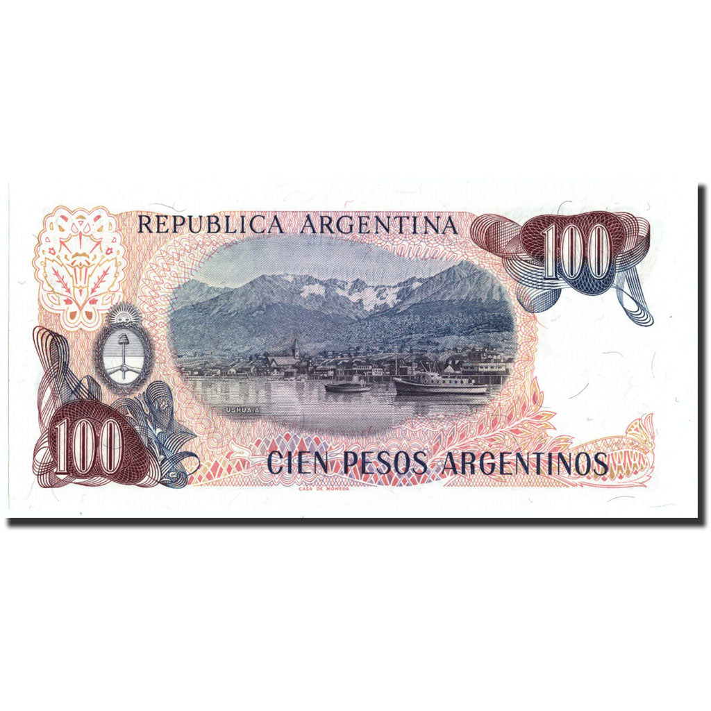 Banknote, Argentina, 100 Pesos, Undated (1973-76), Undated, KM:297, UNC(65-70)