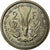 Moneda, África ecuatorial francesa, 2 Francs, 1948, Paris, FDC, Cobre -