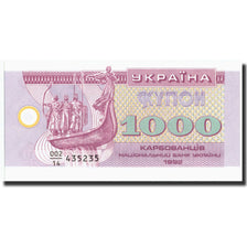 Banknote, Ukraine, 1000 Karbovantsiv, 1992, 1992, KM:91a, UNC(65-70)