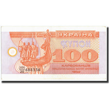 Banknote, Ukraine, 100 Karbovantsiv, 1992, 1992, KM:88a, UNC(63)