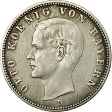 Coin, German States, BAVARIA, Otto, 2 Mark, 1899, Munich, EF(40-45), Silver