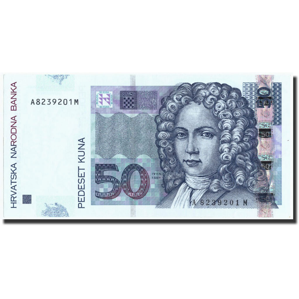 Kroatien, 50 Kuna, 2002, KM:40, 2002-03-07, UNZ-