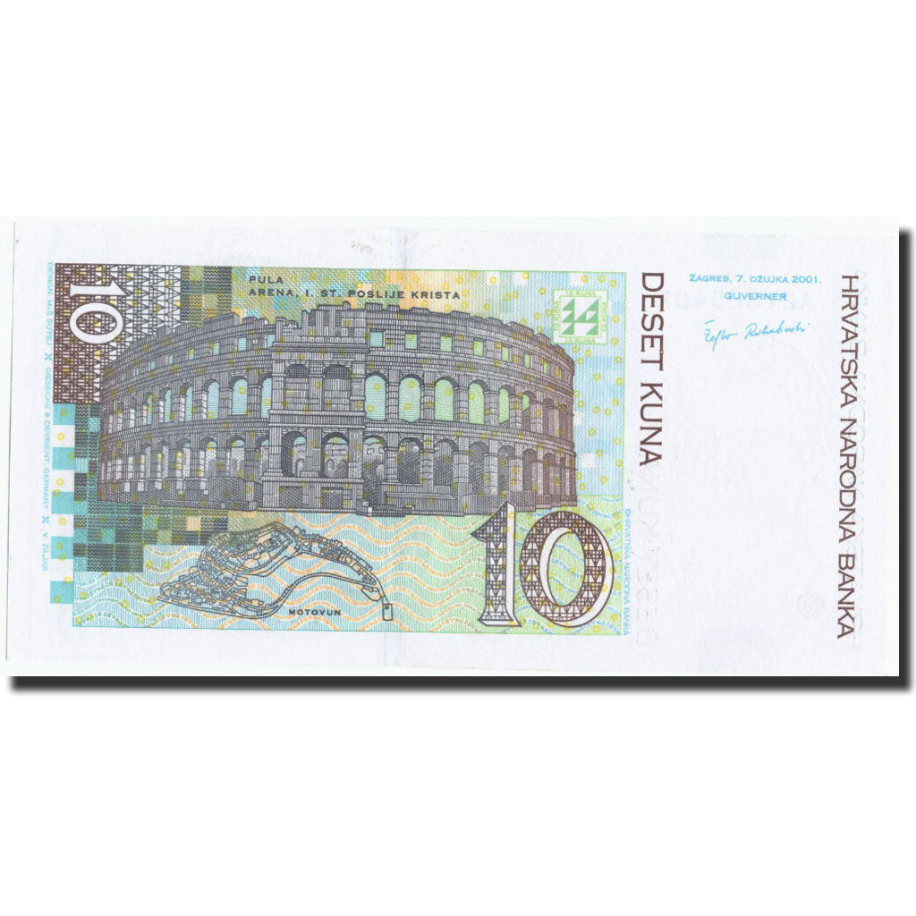 Banknote, Croatia, 10 Kuna, 1993, 1993-10-31, KM:29a, UNC(63)
