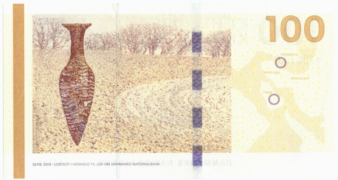 Banknote, Denmark, 100 Kroner, 2009, 2009, KM:66a, UNC(60-62)