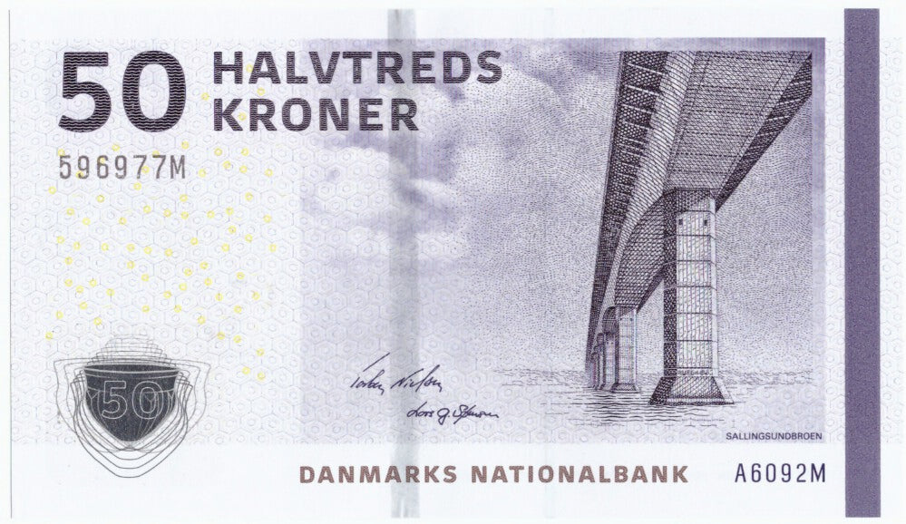 Banknote, Denmark, 50 Kroner, 2009, 2009, KM:65c, UNC(65-70)