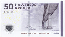 Banknote, Denmark, 50 Kroner, 2009, 2009, KM:65c, UNC(65-70)