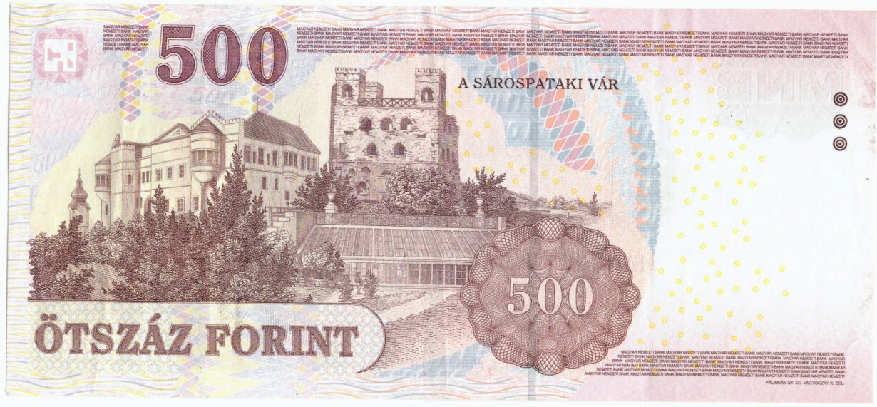 Geldschein, Ungarn, 500 Forint, 2010, 2010, KM:196c, VZ+