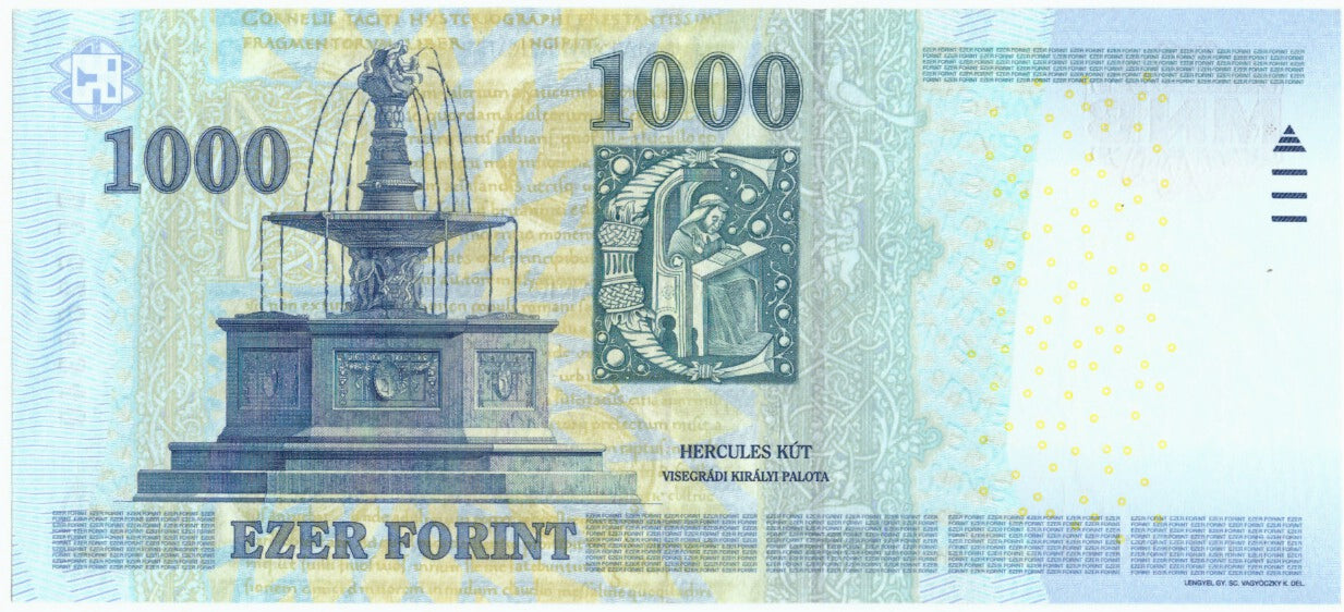 Geldschein, Ungarn, 1000 Forint, 2010, 2010, KM:197b, UNZ