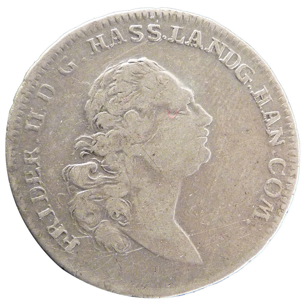 GERMAN STATES, 1/2 Thaler, 1776, KM #515, VF(30-35), Silver, 11.50