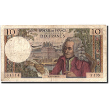 Billet, France, 10 Francs, 10 F 1963-1973 ''Voltaire'', 1965, 1965-02-04, TB+