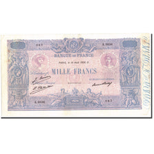 Banknote, France, 1000 Francs, 1 000 F 1889-1926 ''Bleu et Rose'', 1926