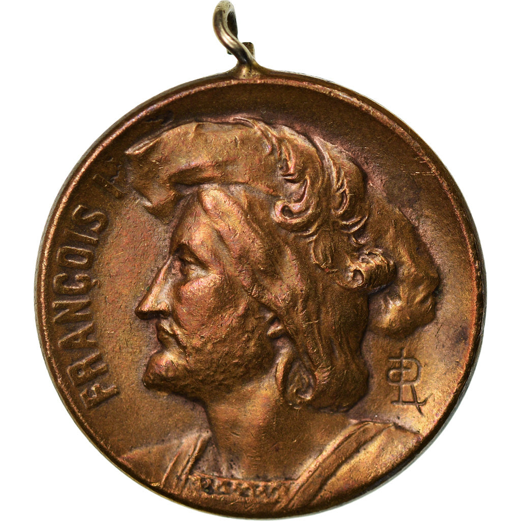 Frankreich, Medaille, François Ier, History, SS+, Bronze