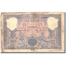 Billet, France, 100 Francs, 100 F 1888-1909 ''Bleu et Rose'', 1906, 1906-07-26
