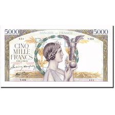 Biljet, Frankrijk, 5000 Francs, 5 000 F 1934-1944 ''Victoire'', 1941