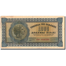 Billet, Grèce, 1000 Drachmai, 1941, 1941-10-01, KM:117a, TB+
