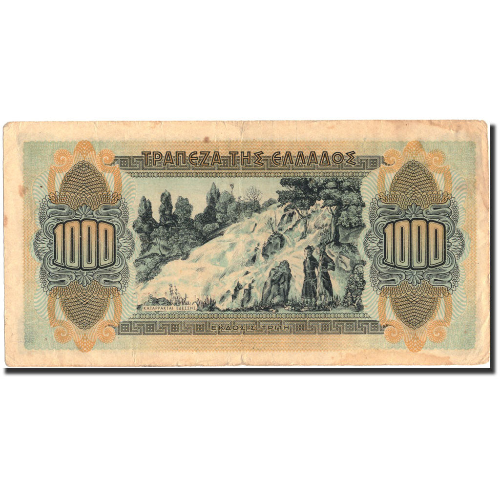 Banknote, Greece, 1000 Drachmai, 1941, 1941-10-01, KM:117a, VF(30-35)