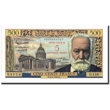 Frankreich, 5 Nouveaux Francs on 500 Francs, 1955-1959 Overprinted with
