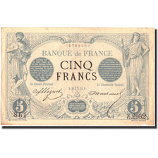 France, 5 Francs, 5 F 1871-1874 ''Noir'', 1873, KM:60, 1873-07-31, AU(50-53)