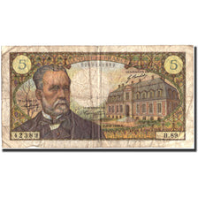 Banconote, Francia, 5 Francs, 5 F 1966-1970 ''Pasteur'', 1969, 1969-02-06, B