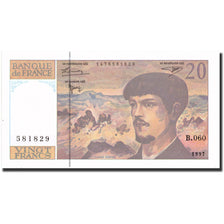 Billete, Francia, 20 Francs, 20 F 1980-1997 ''Debussy'', 1997, 1997, UNC