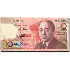 Banknote, Morocco, 10 Dirhams, 1987, 1987, KM:60b, AU(55-58)
