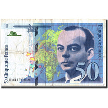 France, 50 Francs, 50 F 1992-1999 ''St Exupéry'', 1997, KM:157Ad, 1997