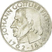 Alemania, 5 Mark, Johann Gottlieb Fichte, 1964, Hamburg, Prueba, Plata, EBC+