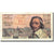 Banconote, Francia, 10 Nouveaux Francs on 1000 Francs, 1955-1959 Overprinted