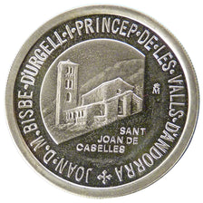 Andorra, 10 Diners, 1988, KM #52, MS(65-70), Nickel, 28, 7.90