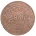 ARGENTINA, 2 Reales, 1854, KM #9, EF(40-45), Copper, 31-32, 7.50