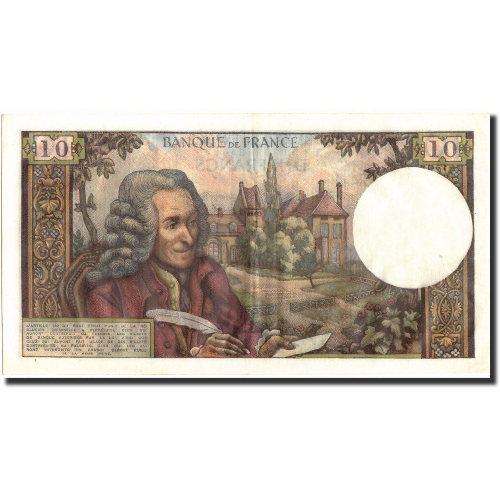 Francia, 10 Francs, 10 F 1963-1973 ''Voltaire'', 1967, 1967-03-02, BB