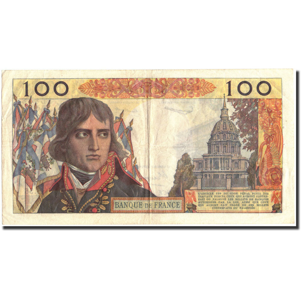 France, 100 Nouveaux Francs, 100 NF 1959-1964 ''Bonaparte'', 1960, KM:144a