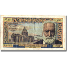 France, 5 Nouveaux Francs, 5 NF 1959-1965 ''Victor Hugo'', 1960, KM:141a