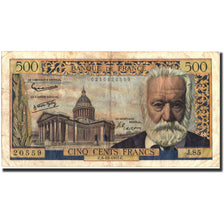 France, 500 Francs, 500 F 1954-1958 ''Victor Hugo'', 1957, 1957-12-05, TB