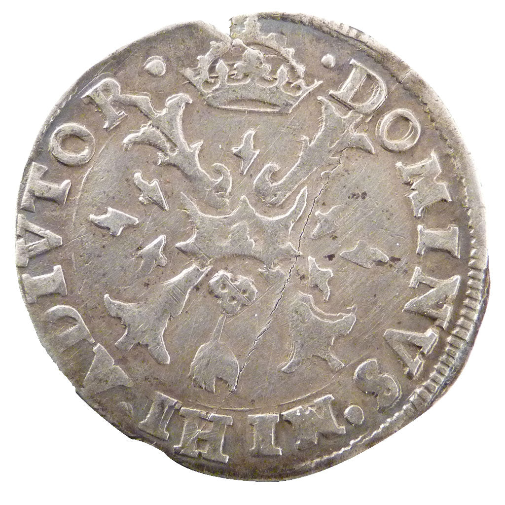 Belgium, 1/10 Ecu Philippe, 1571, Anvers, EF(40-45), Silver, 3.20