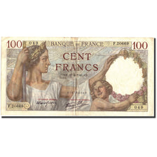 France, 100 Francs, 100 F 1939-1942 ''Sully'', 1941, 1941-04-17, VF(30-35)