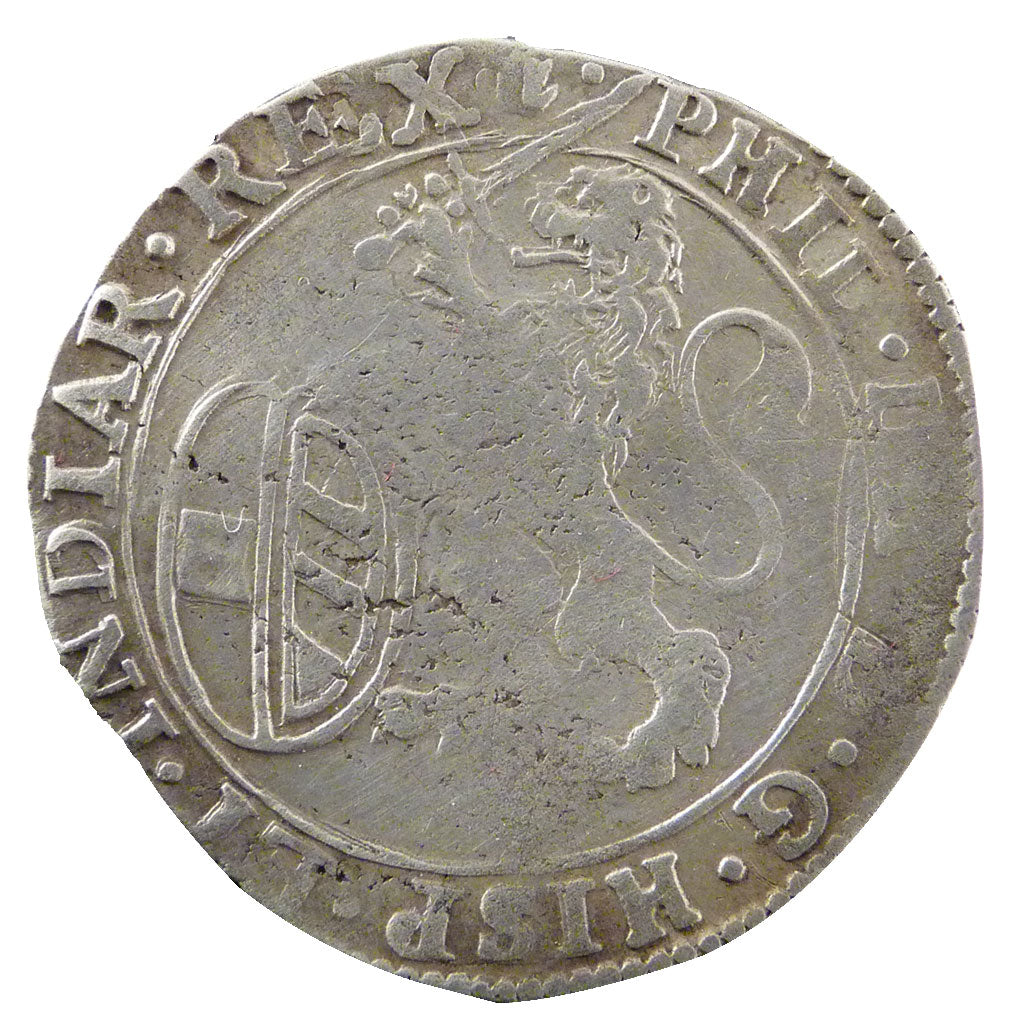 Belgium, Escalin, 1623, Anvers, F(12-15), Silver, 4.90