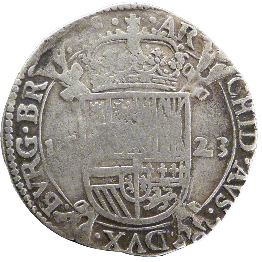 Belgium, Escalin, 1623, Anvers, F(12-15), Silver, 4.90