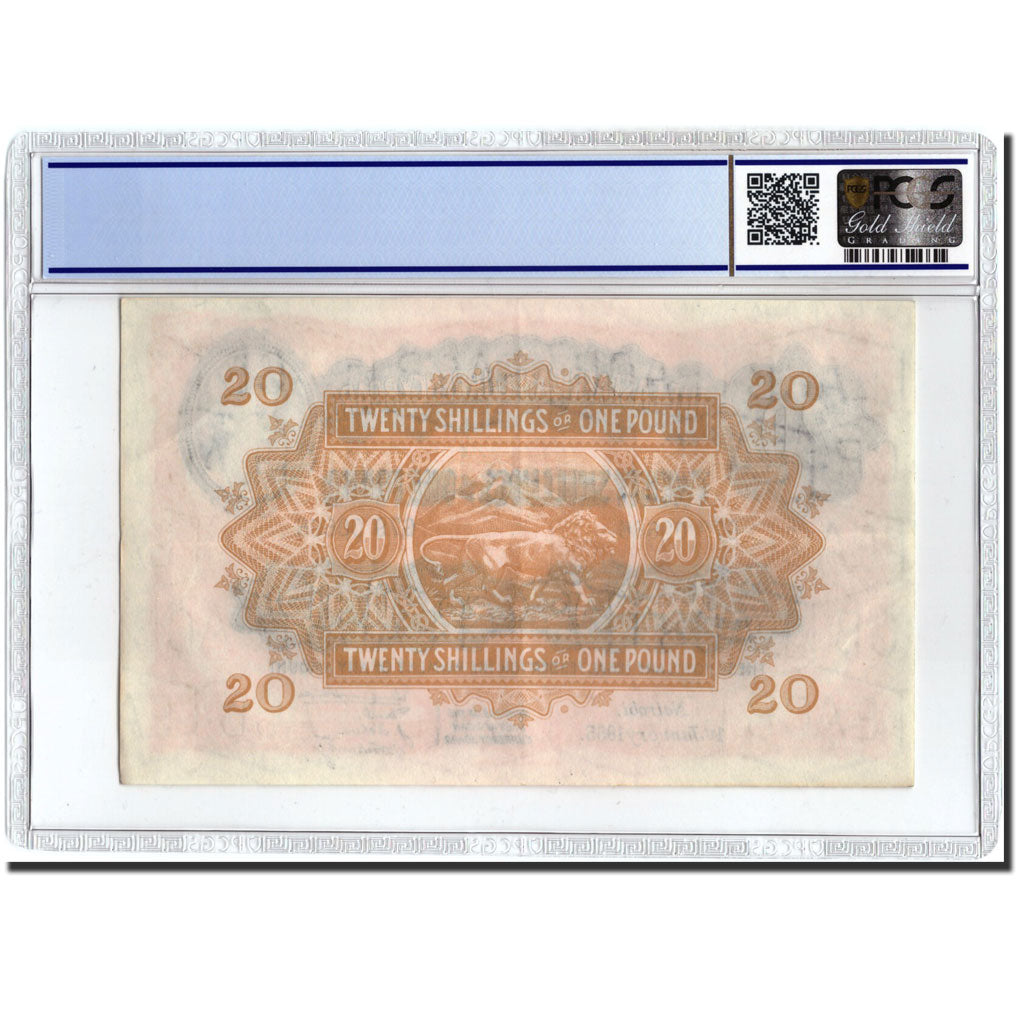 Banknote, EAST AFRICA, 20 Shillings = 1 Pound, 1955, 1955-01-01, KM:35, graded