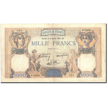 Frankreich, 1000 Francs, 1 000 F 1927-1940 ''Cérès et Mercure'', 1940