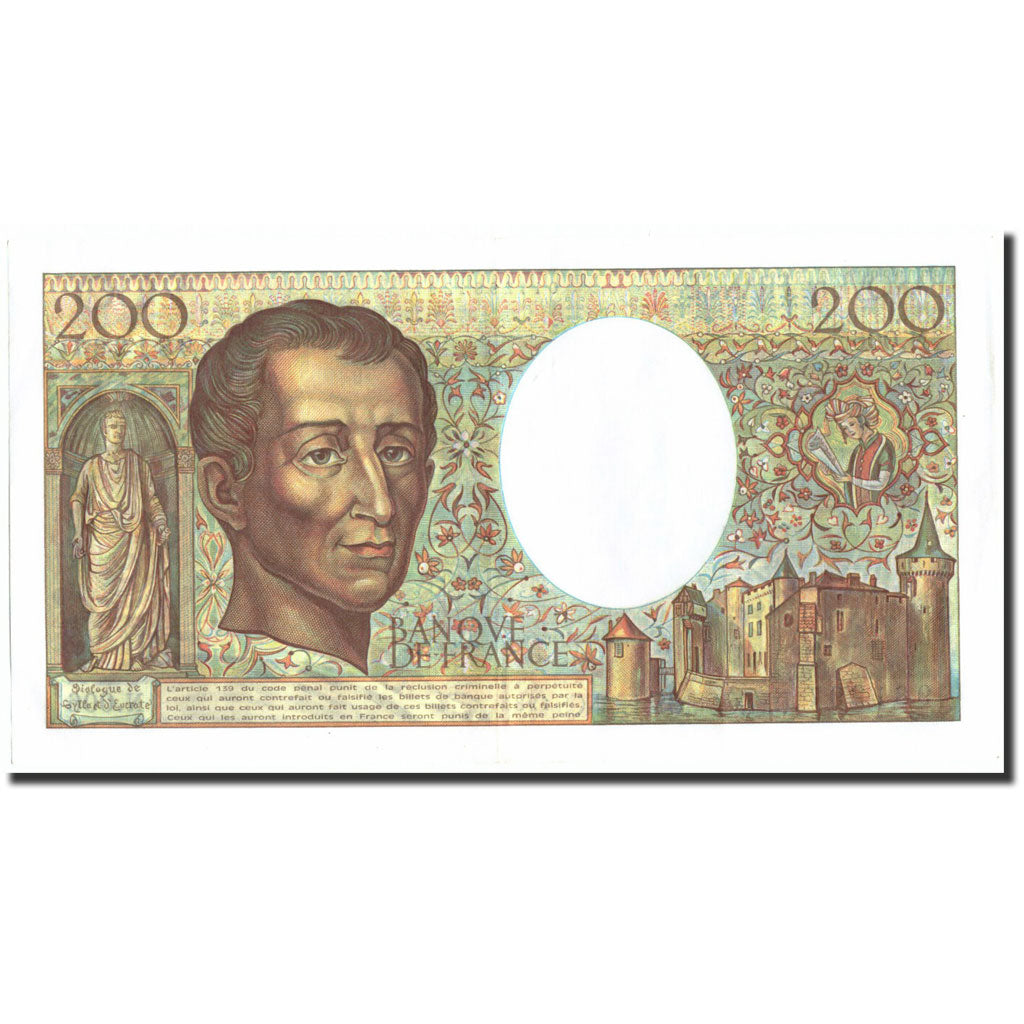 France, 200 Francs, 200 F 1981-1994 ''Montesquieu'', 1981, 1981, SPL