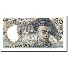 Francja, 50 Francs, Quentin de La Tour, 1982, 1982, AU(55-58), Fayette:67.8