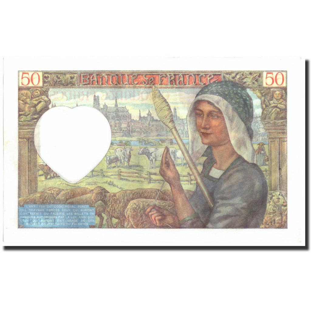 Frankreich, 50 Francs, 50 F 1940-1942 ''Jacques Coeur'', 1941, 1941-01-23, UNZ-