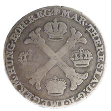 Belgium, 1/2 Kronenthaler, 1767, Brussels, KM #19, VF(20-25), Silver, 14.30