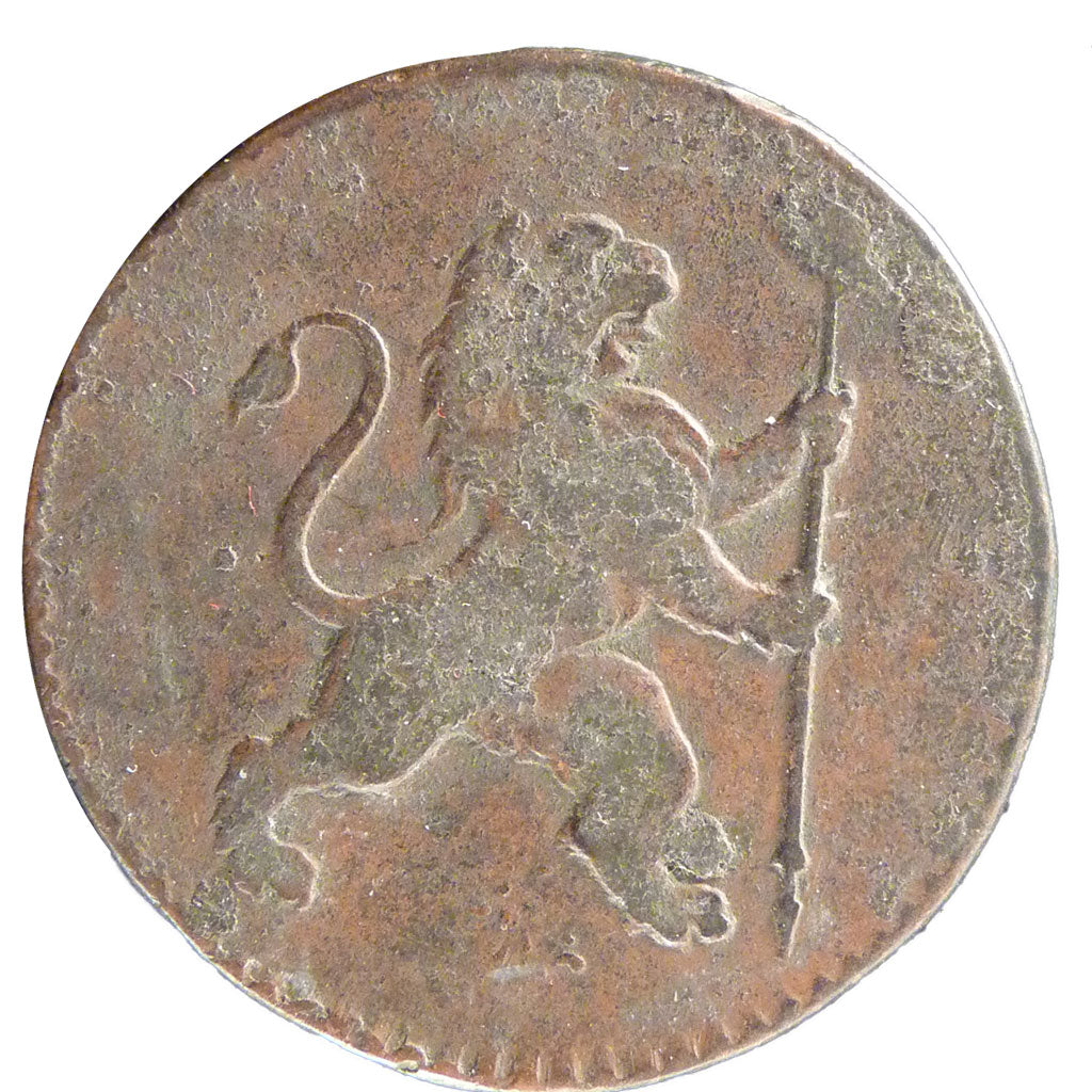 Belgium, 2 Liards, 1790, Brussels, KM #45, VF(20-25), Copper, 7.20