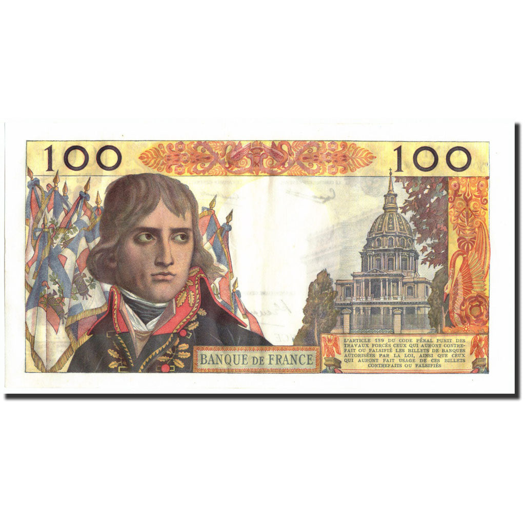 Francja, 100 Nouveaux Francs, Bonaparte, 1959, 1959-09-03, AU(55-58)
