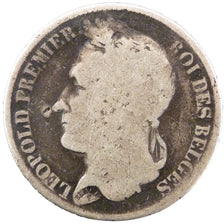 Léopold Ier, Belgique, 2 Francs Tête Laurée