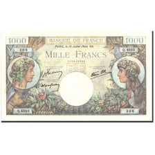 Francia, 1000 Francs, 1 000 F 1940-1944 ''Commerce et Industrie'', 1944