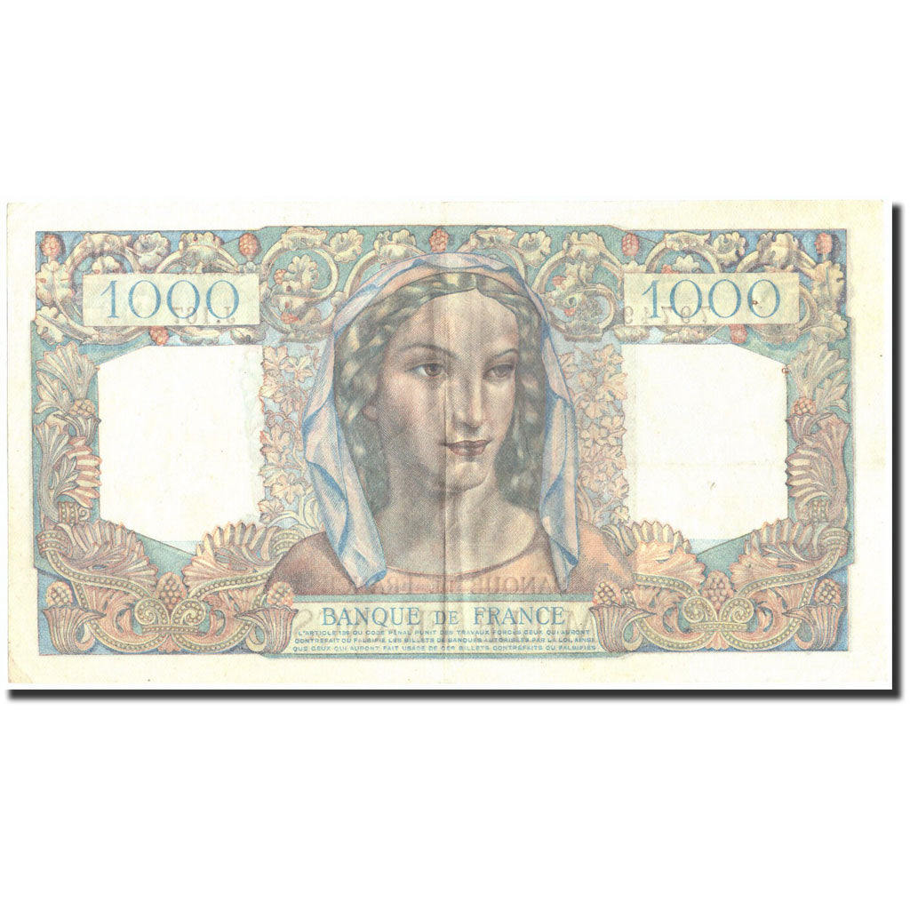 Francja, 1000 Francs, Minerve et Hercule, 1945, 1945-12-06, AU(55-58)